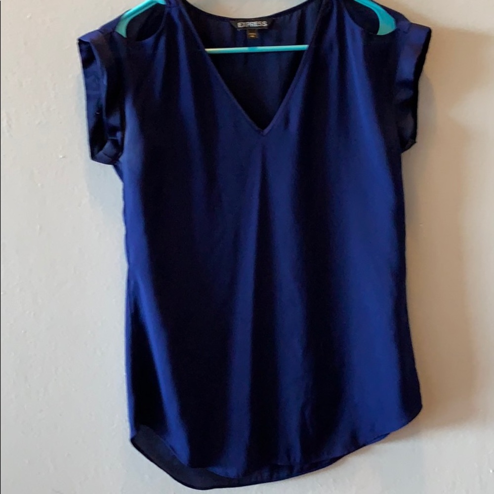 Express royal blue top